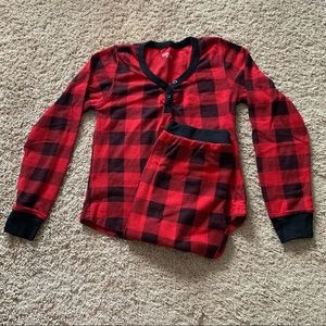 Buffalo Plaid Christmas Pajama Set